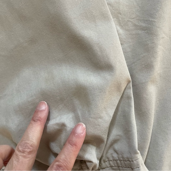 Vintage Izod Lacoste Harrington Jacket Men's Size XL Tan Beige Alligator Preppy - Picture 4 of 13